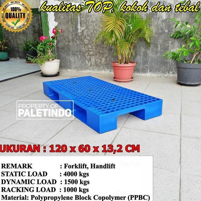 

Palet Plastik Berlubang 120 X 60 X 13,2 Cm - Kualitas Top