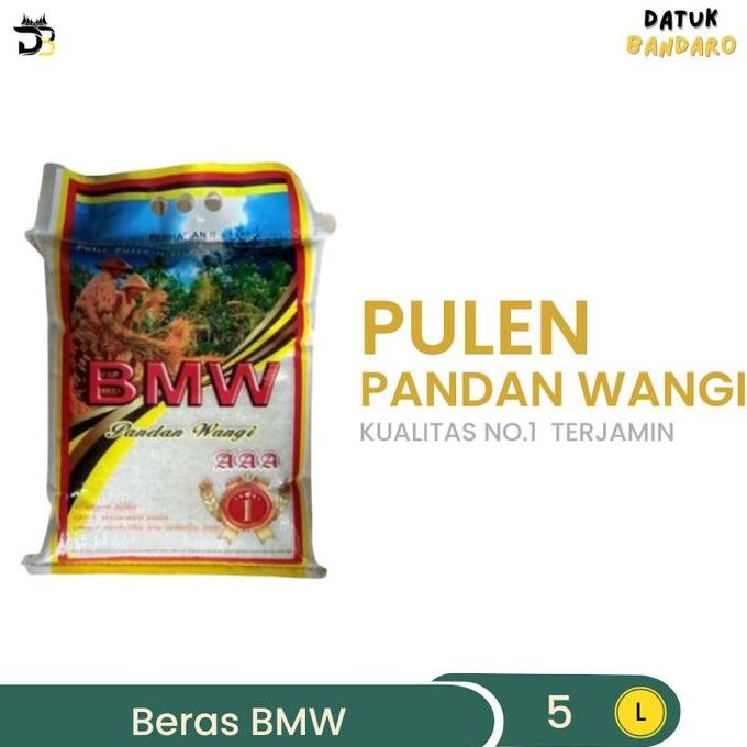 

BERAS PANDAN WANGI BMW 5 KG Beras AAA PREMIUM 5kg Food Nasi Putih Rice Bubur Porang MS