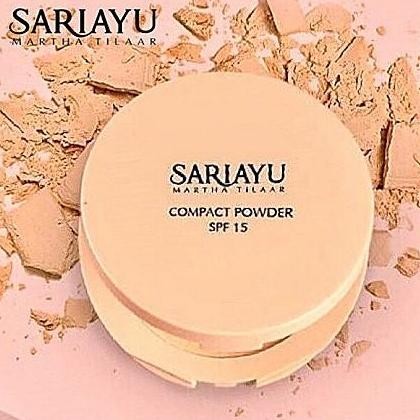 SIAP KIRIM SARIAYU COMPACT POWDER SPF15 BEDAK PADAT WAJAH CERAH NATURAL ORIGINAL