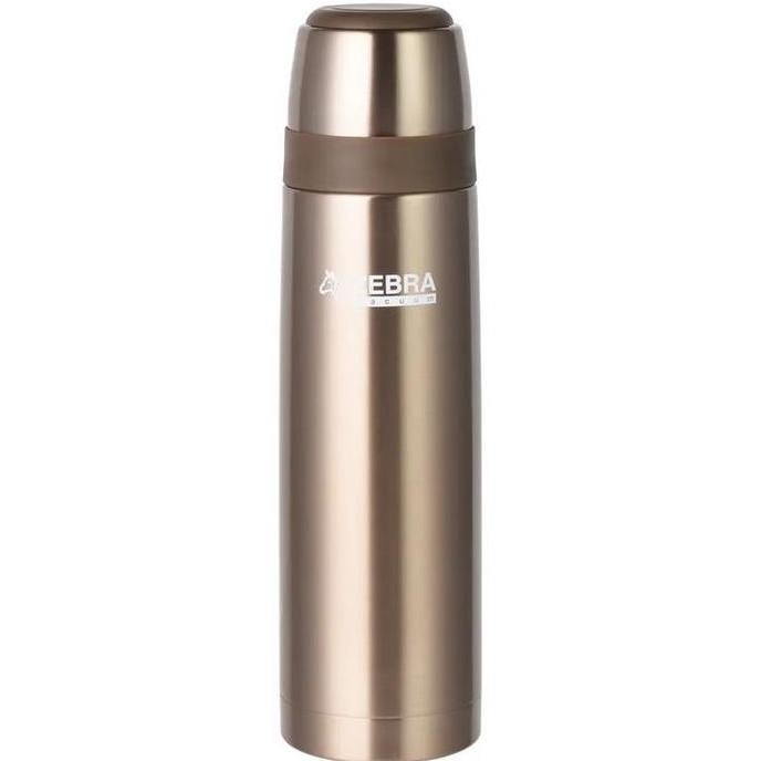 Promo Zebra Vacuum Flask Prima Ii Golden Brown Termos Air Termos Stainless Steel Double Wall Insulat