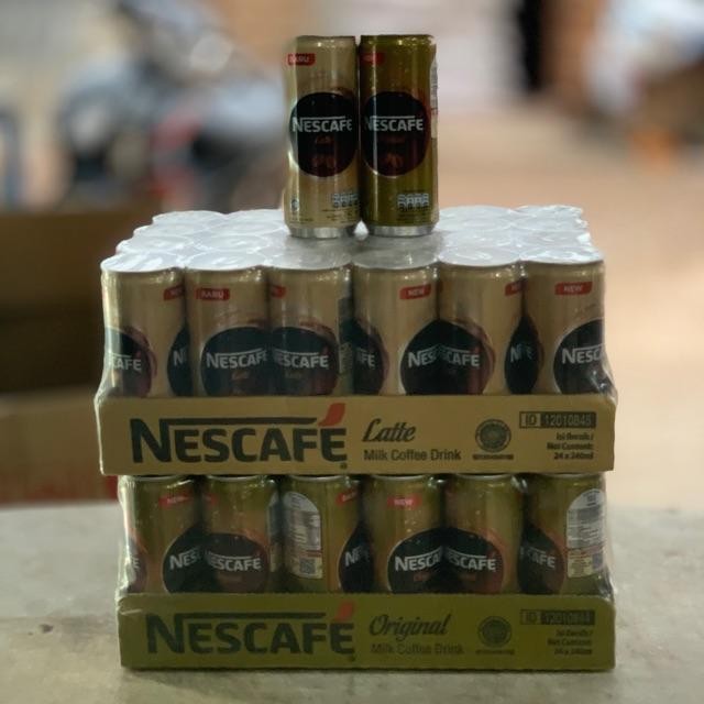 

Nescafe Minuman Kopi Susu Kopi Kaleng Latte 240 Ml/Perkarton Isi 24Pcs