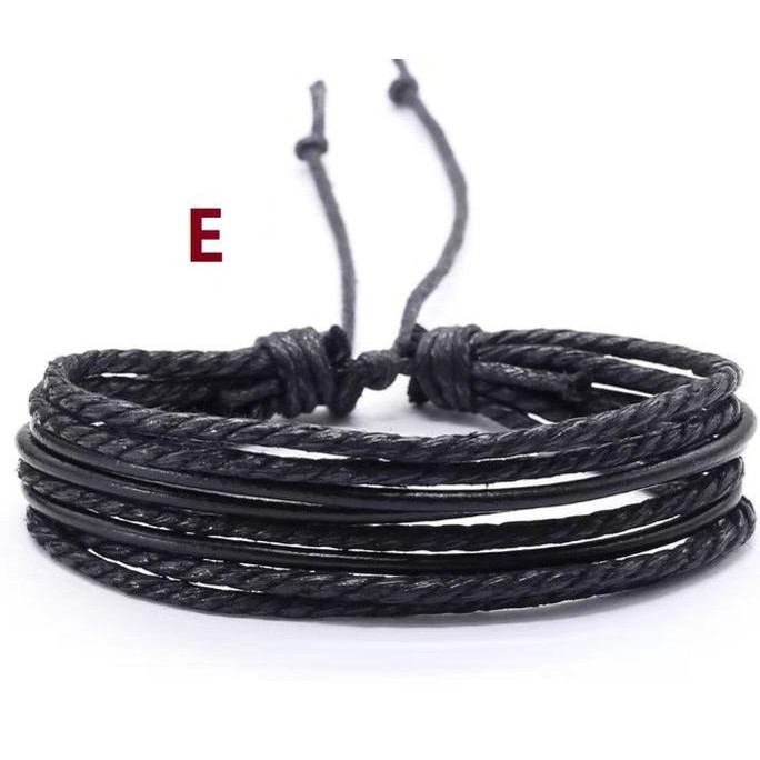 [original] gelang kulit asli pria wanita trendy vintage fashionable [terlaris] [terbaik]