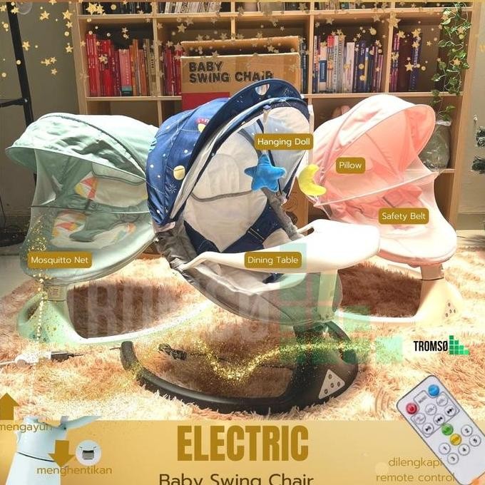 Tromso Baby Rocking Chair Electric With Bluetooth / Bouncer Electric