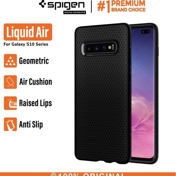 Case for Galaxy S10 Plus / S10e / S10 Spigen Softcase Pattern Liquid Air