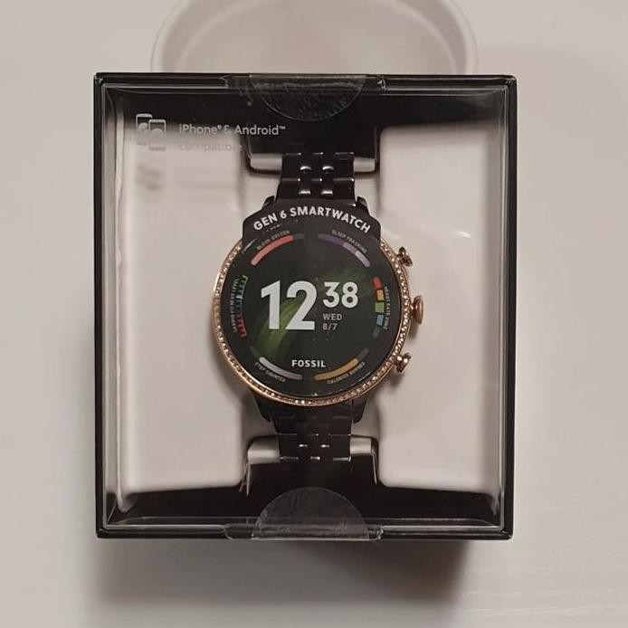 new  New Segel Fossil Smartwatch Gen 6 Grey Stainless FTW6078