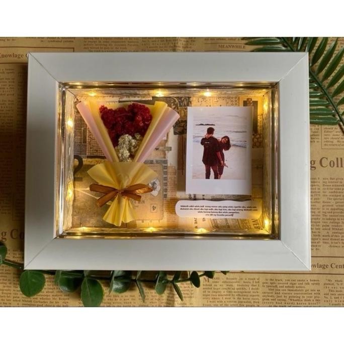 ready stock  Dried flower 13x18cm  kado ultah cewe kado wisuda pacar hadiah valentine kado valentine