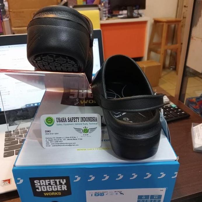 new  Sandal Safety Jogger Bestlight Oxypas / Sendal Jogger Bestlight Hitam
