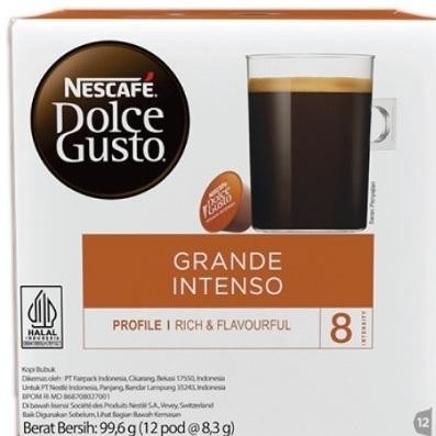 

Nescafe Dolce Gusto Grande Intenso 12 Capsule | Coffee Kapsul Kopi