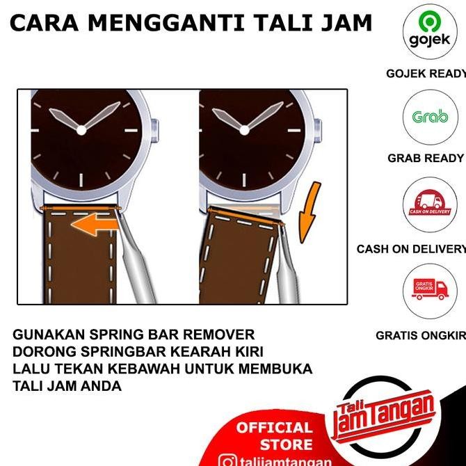 new  Tali Jam Tangan Bund Strap untuk Fossil CH2891 CH3051 CH2564 CH2565