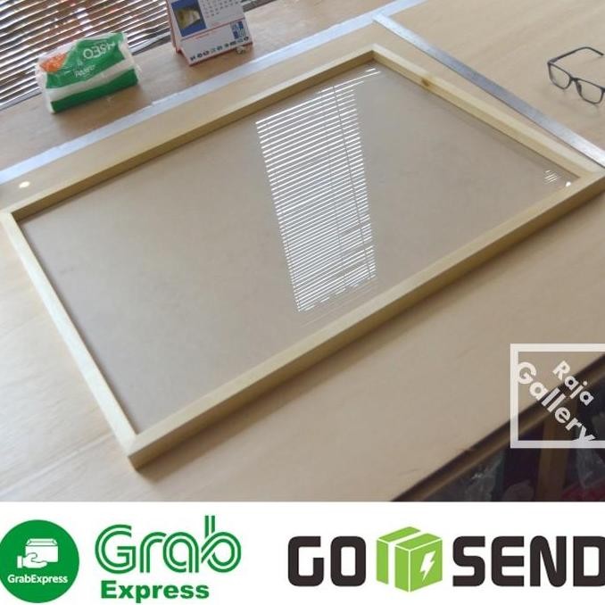 ready stock  Bingkai Foto A2 42x60cm Minimalis Premium - Frame Kotak Singgle Frame.