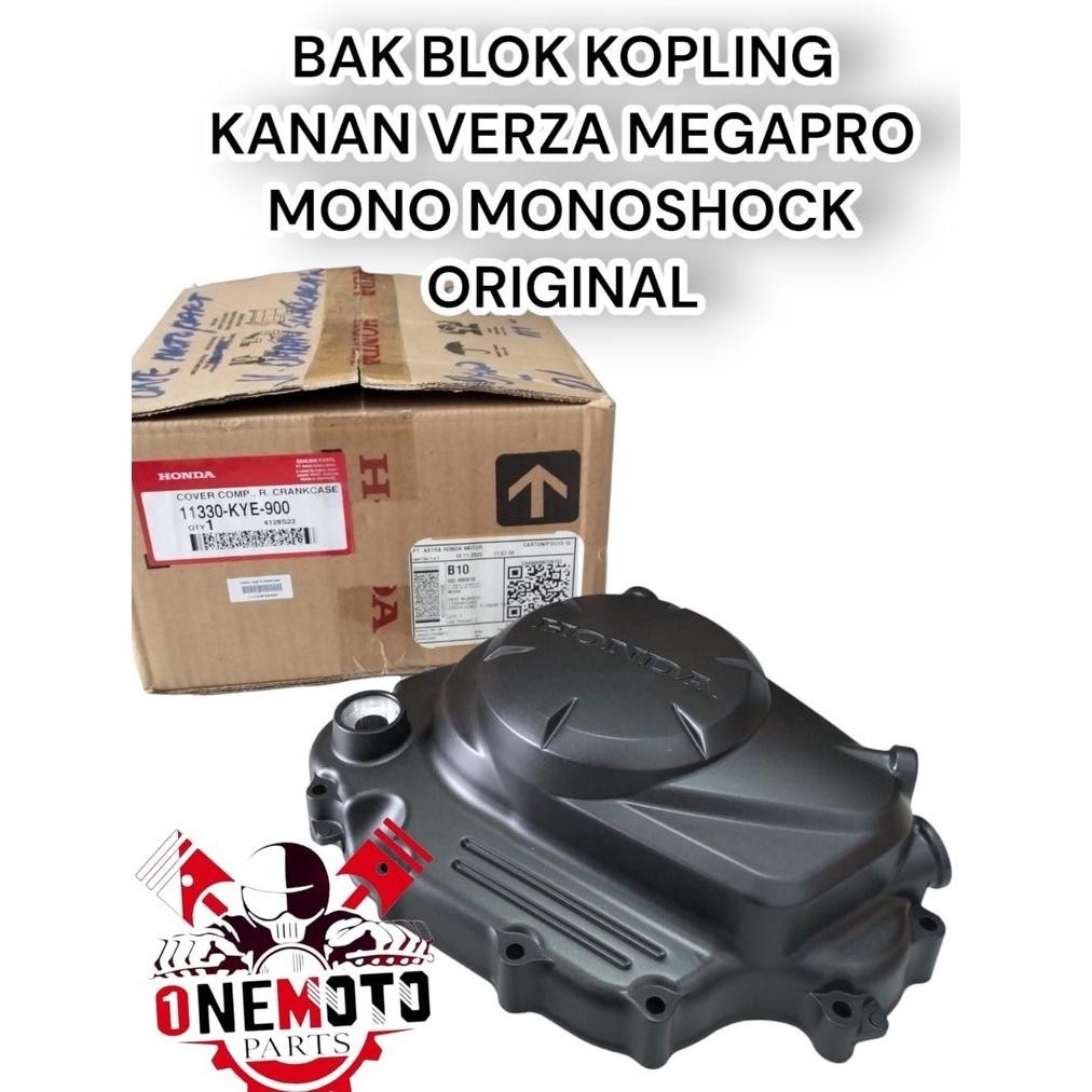 Orimoto - BAK BLOK KOPLING KANAN CRF CB VERZA 150 MEGAPRO MONO MONOSHOCK HONDA 11330-KYE-900 ORIGINA
