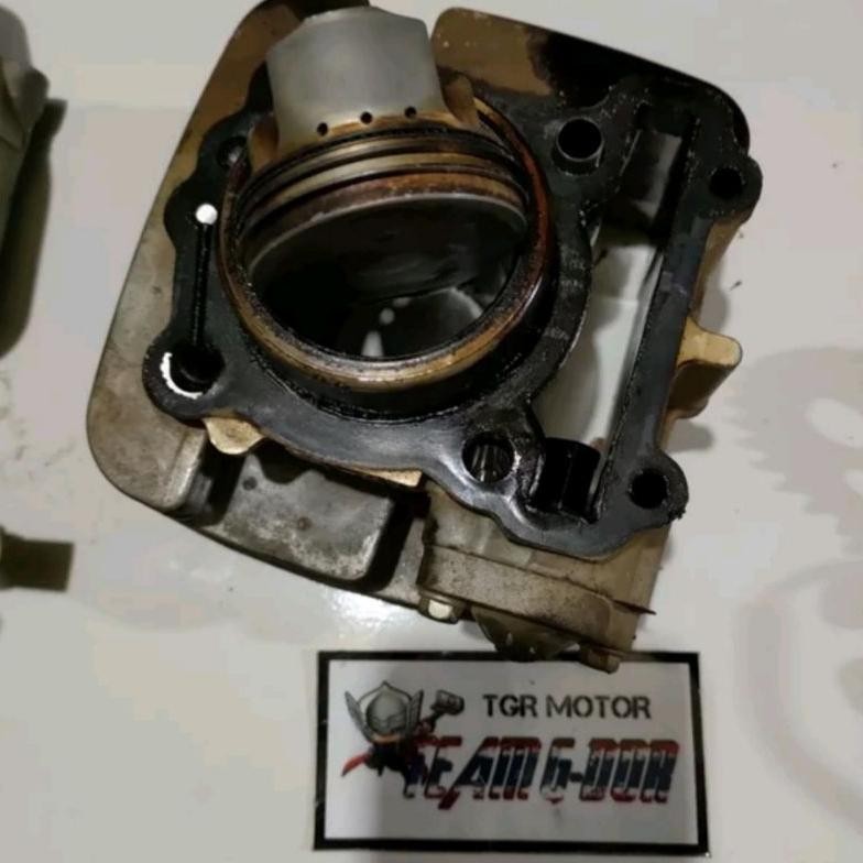 blok block boring set piston seher original ori yamaha jupiter z1 z 1 one 1dy bekas copotan