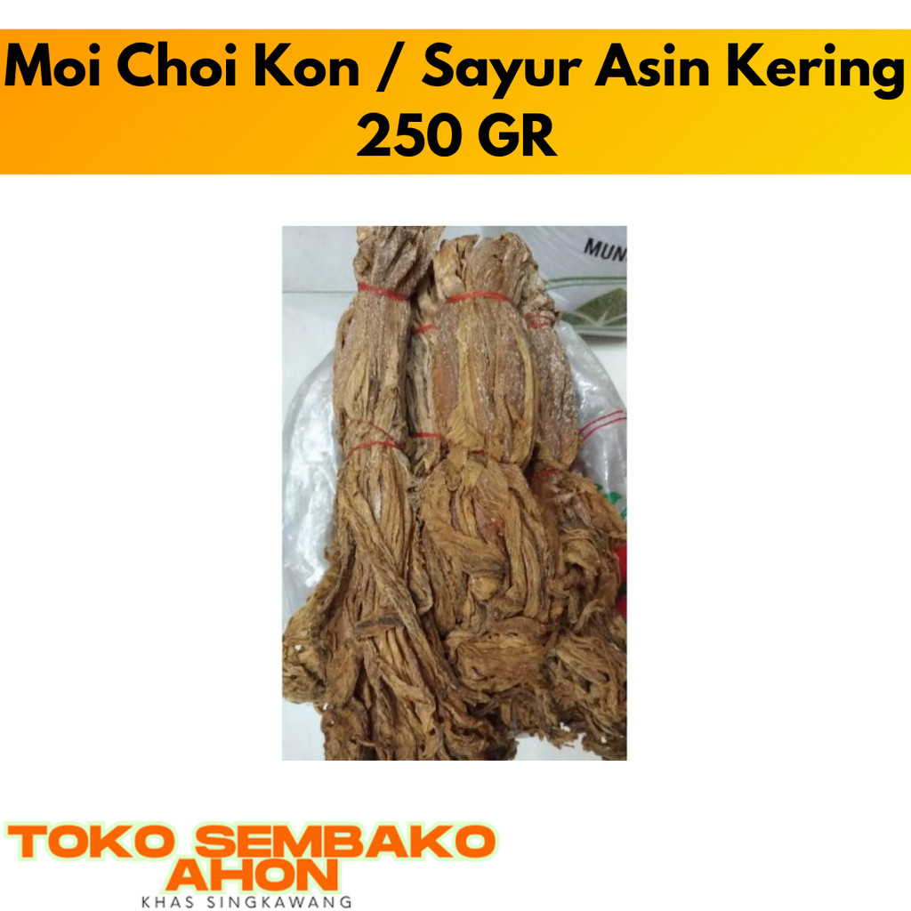 

Moi Choi Kon / Sayur Asin Kering 250 Gram | Preserved Vegetable Kalimantan