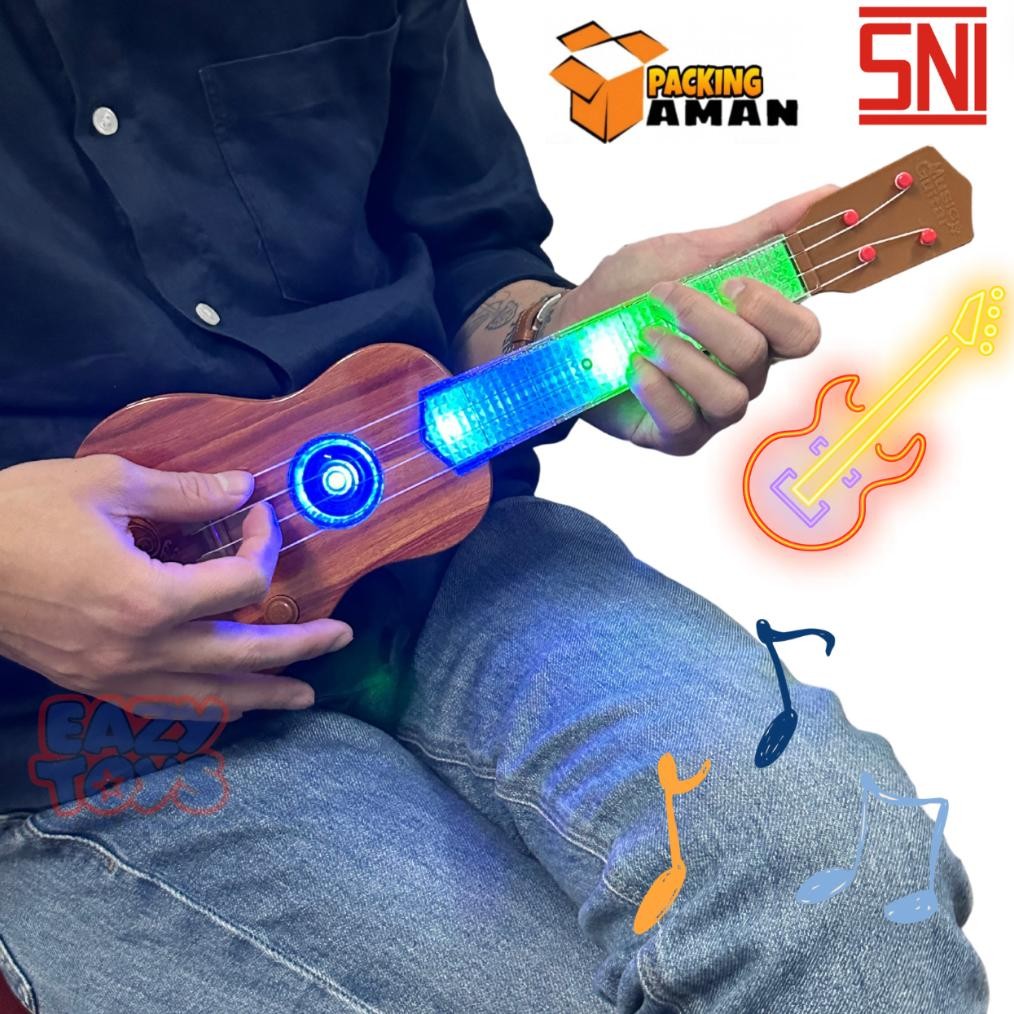 Gitar Mainan Anak Laki Laki Gitar Anak Gitar Kecil Mainan Electrik