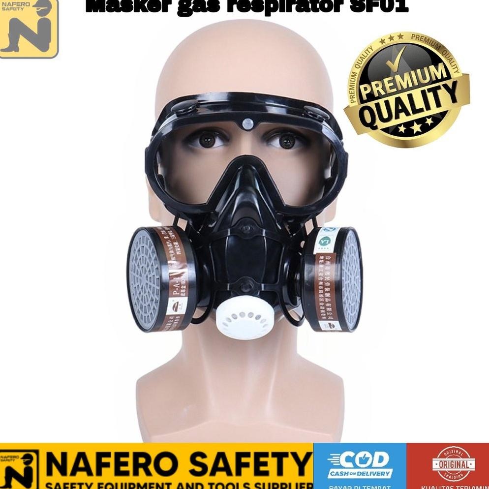 Masker Respirator Gas Full Face Anti-Dust Chemical  SF01