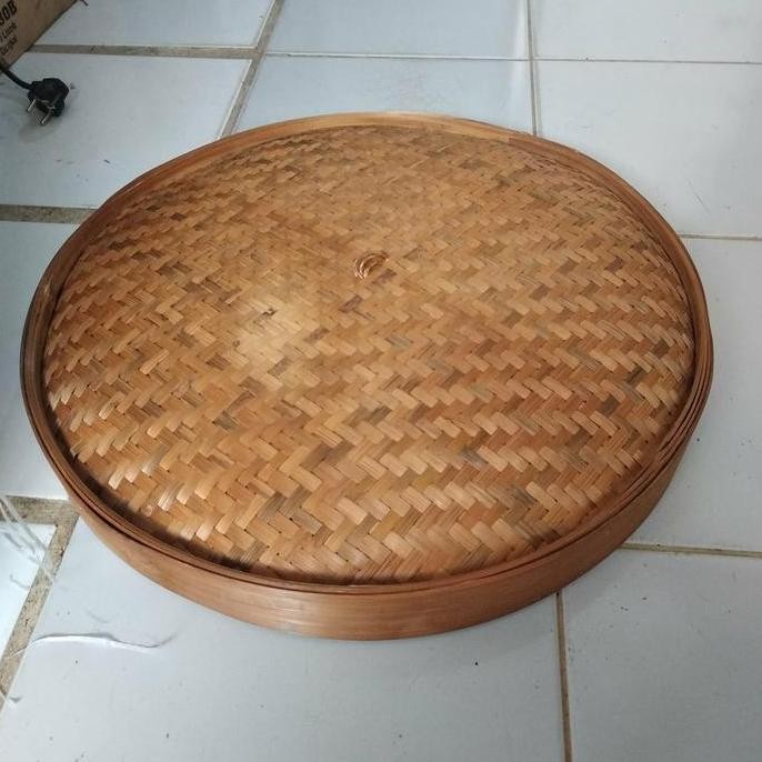 Laris Klakat Bambu Kukusan Dimsum 50Cm Tutup