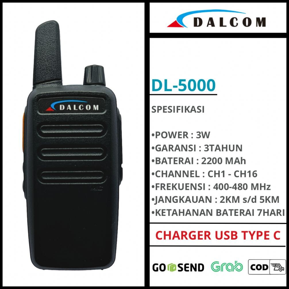 NEW Ht Dalcom Japan DL-5000 Alternatif Ht Baofeng [terbaik][terlaris]
