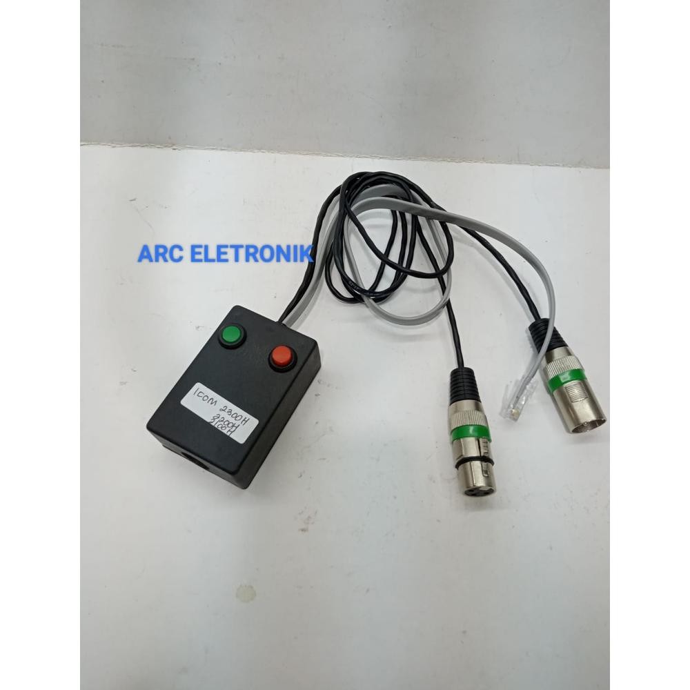 NEW PTT BOX MIXER AUDIO  UNTUK RIG ICOM IC-2300H 2200H 2100H [terbaik][terlaris]