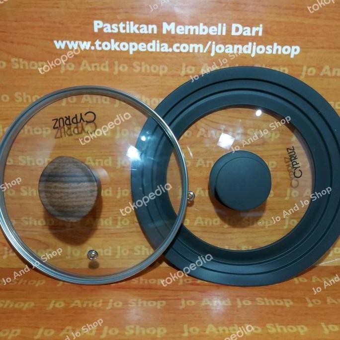 Promo Cypruz Tutup Kaca Panci 16Cm 18Cm 20Cm