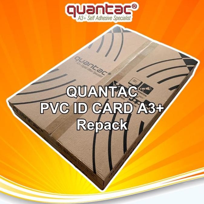 

Promo Quantac PVC ID Card Print Laser Toner A3+ ID Card 3 Layers Layers 0,76 mm Repack 5 Set COD