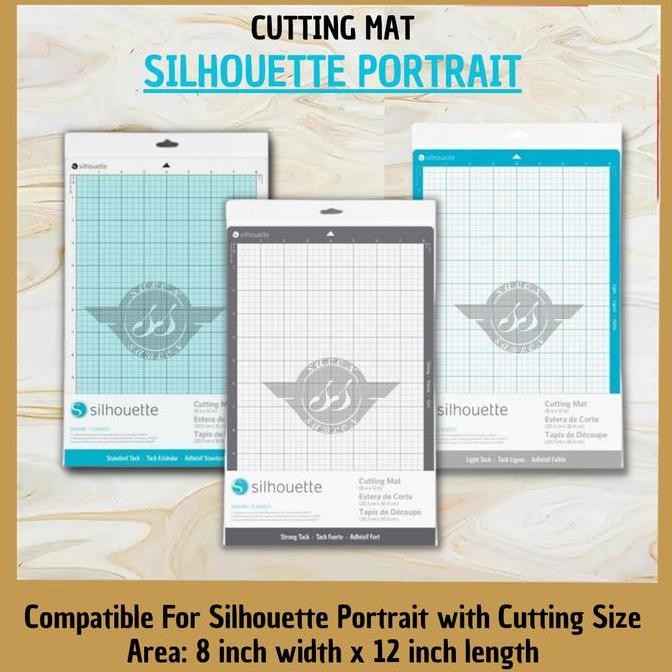 

Promo Cutting Mat Silhouette Portrait 8 x 12 Inch (20.5 x 30.5 cm) Original COD