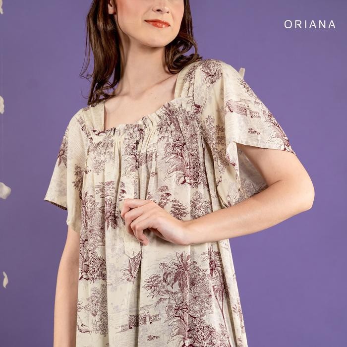 DWF Oriana Homewear Daster Panjang Daizy Series