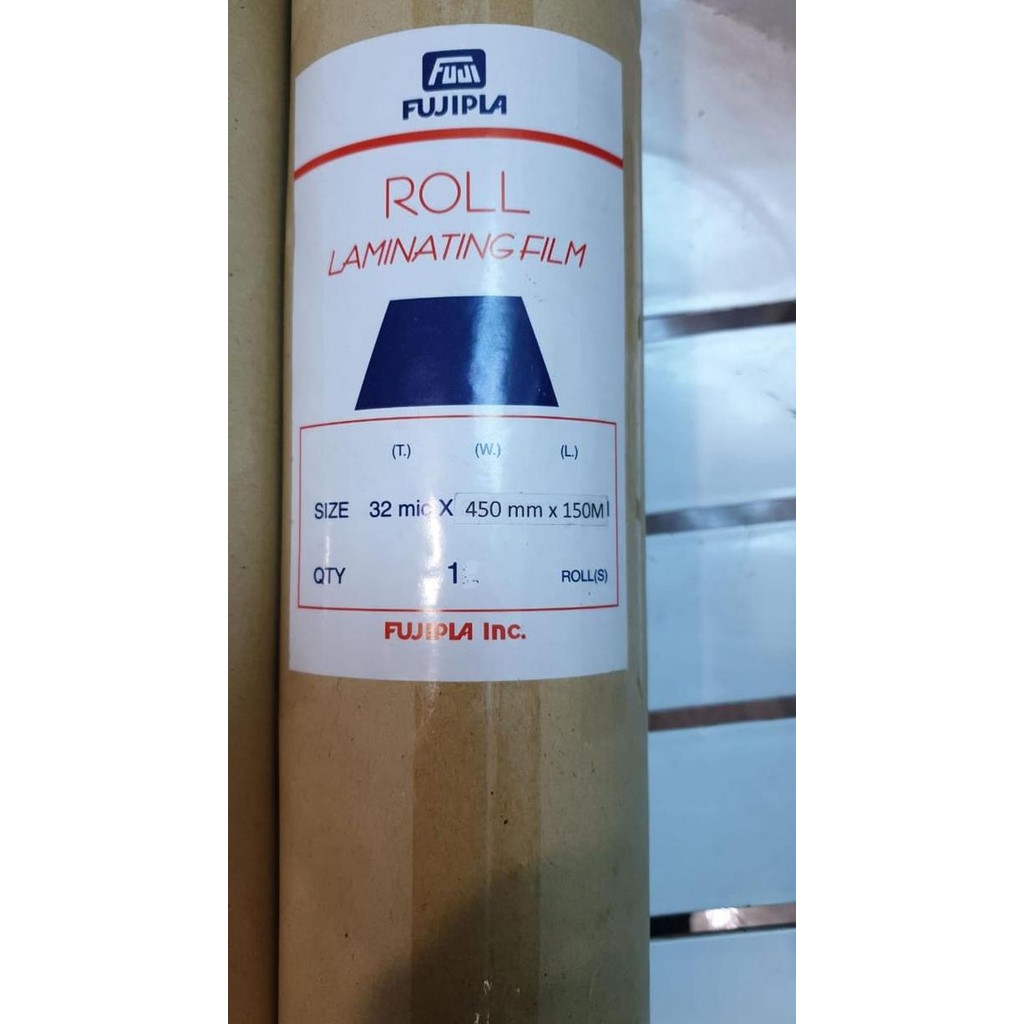 

Promo Plastik Laminating Fujipla Glossy Biru Ukuran 450mm COD