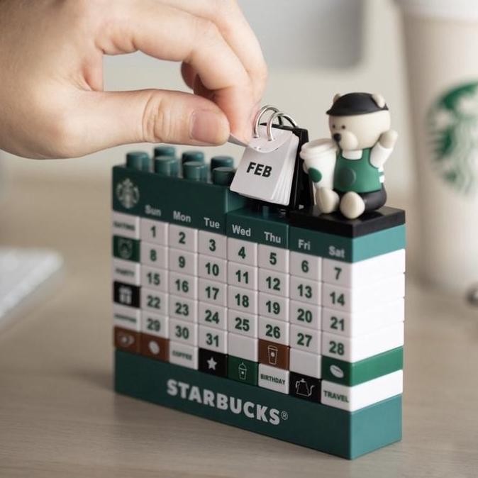 

NEW KALENDER STARBUCKS BEARISTA PEPERTUAL CALENDAR LIMITED
