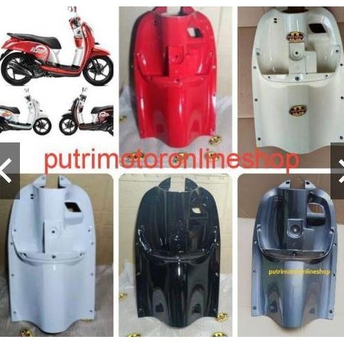 TERLARIS - cover dasbor inner lower legshield kontak scoopy 2013 2016