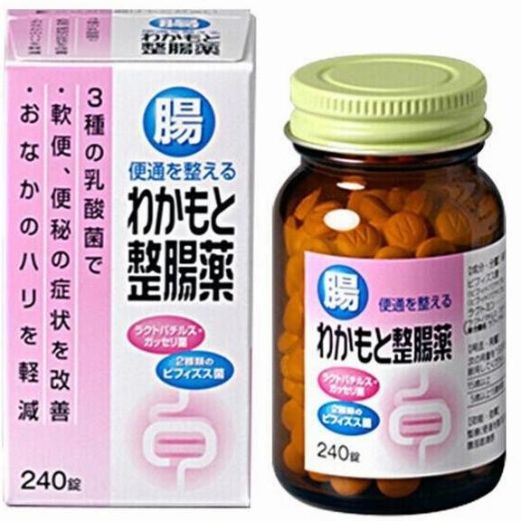 

NEW New Wakamoto Intestinal Remedy Probiotic 240 tablet Pink Ori Jepang