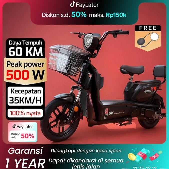 (newstore) Sepeda Listrik / Sepeda Motor Listrik 48V12A / Sepeda Listrik Dewasa / Sepeda Motor Listr