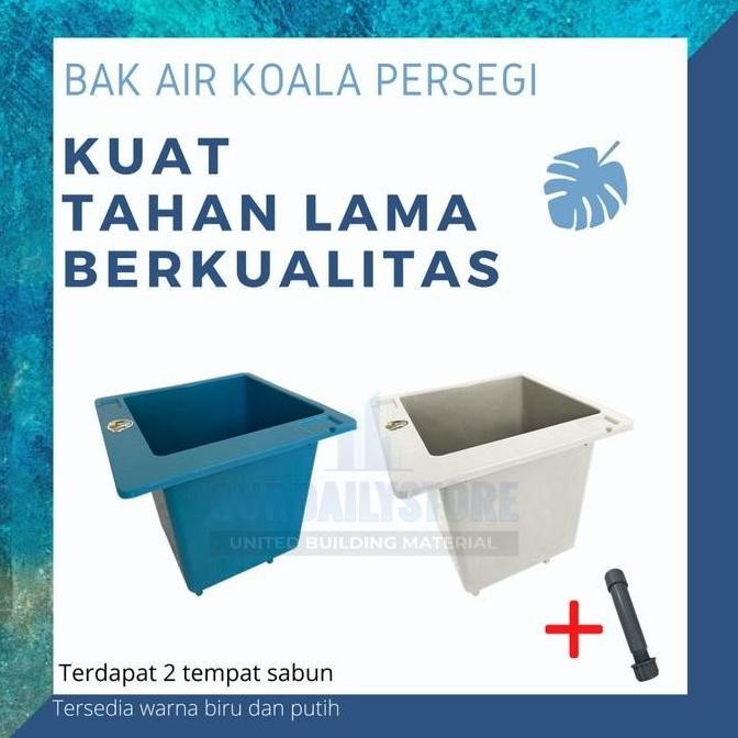 TERLARIS - Bak Air Persegi Kotak Bak Air Kamar Mandi Plastik