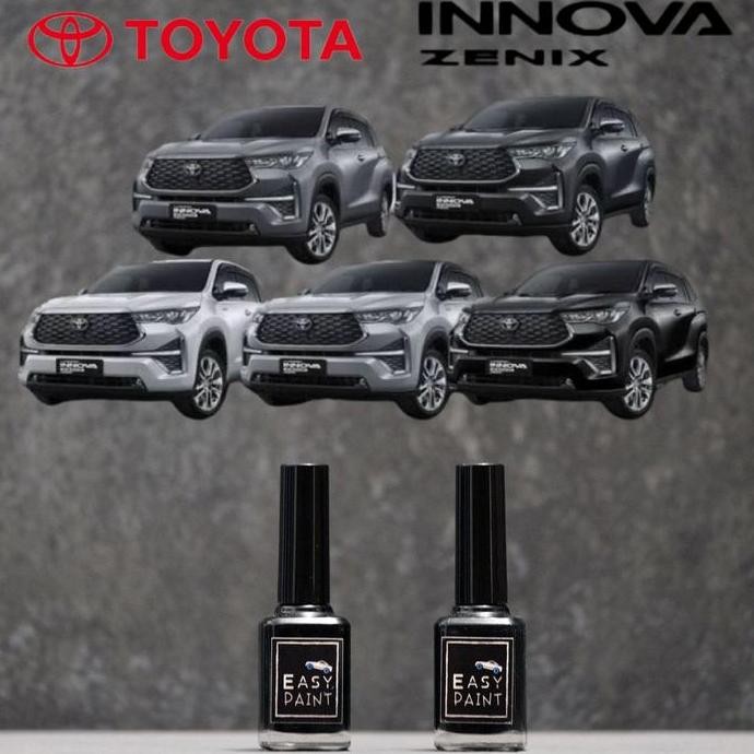 Cat Oles Mobil Black Silver Grey White Toyota Innova Zenix Hitam Putih