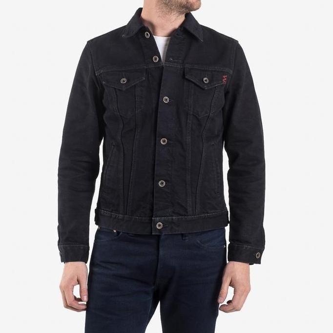 Iron Heart 14oz Indigo Overdyed Black Selvage Denim Type III Jacket