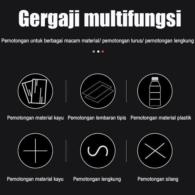 Gergaji Kayu Listrik 55Mm 550W Jigsaw / Mesin Jig Saw Jigsaw / Mesin Gergaji Listrik Kayu / Paket Tu