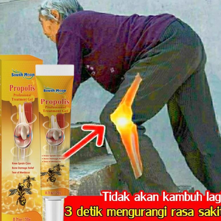 Obat sakit lutut untuk lansia Propolis Treatment Gel 20g & Sumifun Arthritis Cream 20g - Bee Venom J