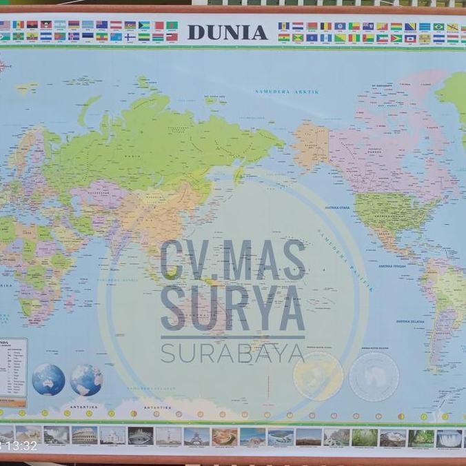 

Peta Bingkai Dunia Besar