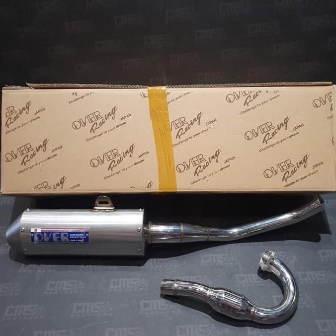 KNALPOT OVER RACING JAPAN KAWASAKI KLX 150 BF DTRACKER FULL SYSTEM ORI ORIGINAL DAN TERPERCAYA