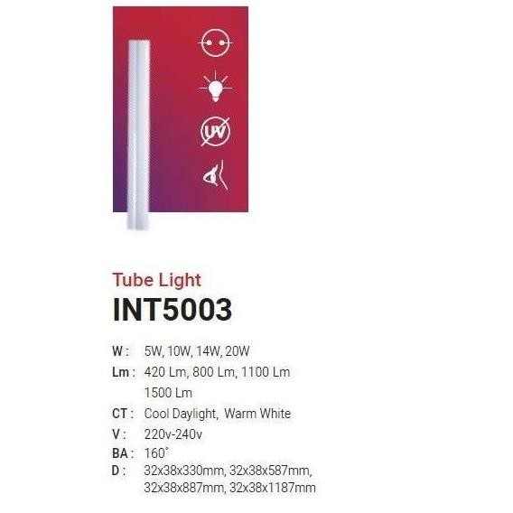 Lampu In Lite Led T5 20W Inlite T5 Led 20 Watt In Lite Led Tl5 Int5003