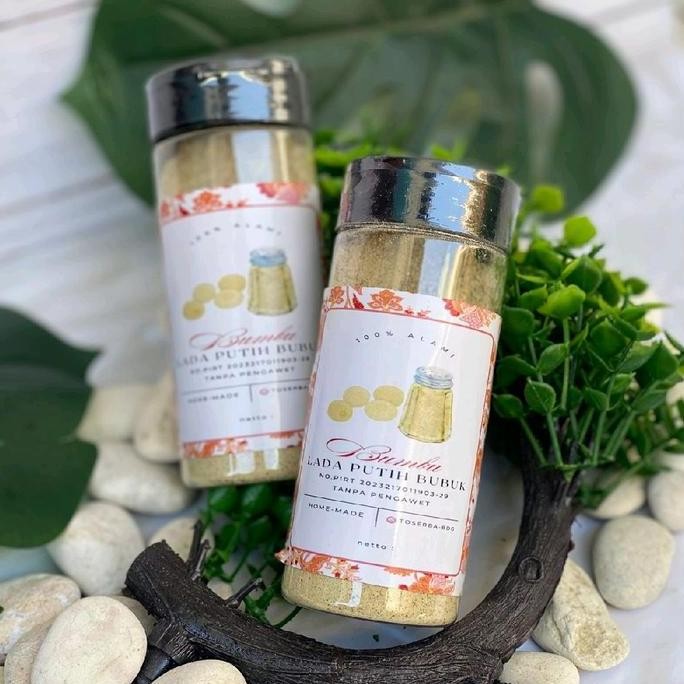 

Merica Bubuk/Lada Putih Bubuk 70 Gram Pedas