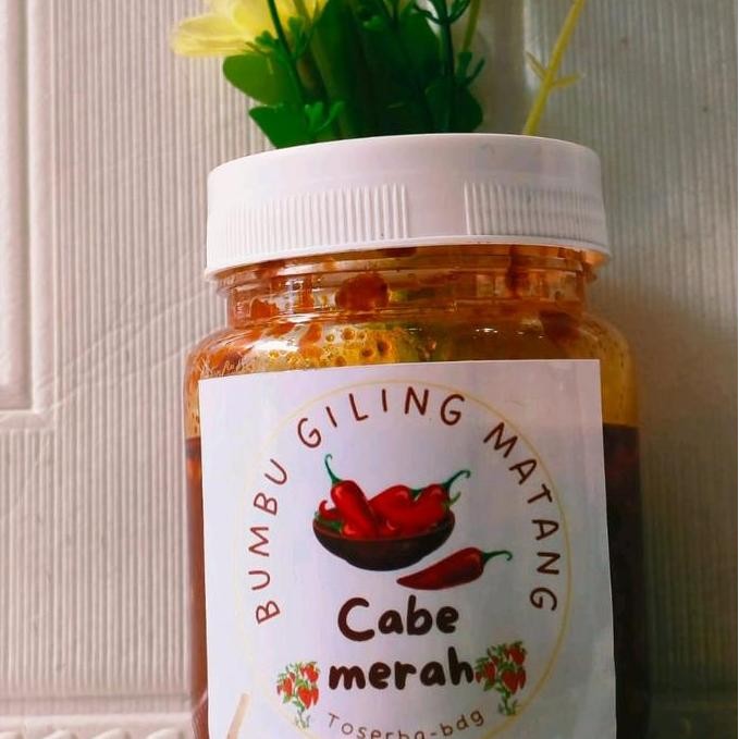 

Cabe Merah Giling Matang Siap Masak Kemasan Botol