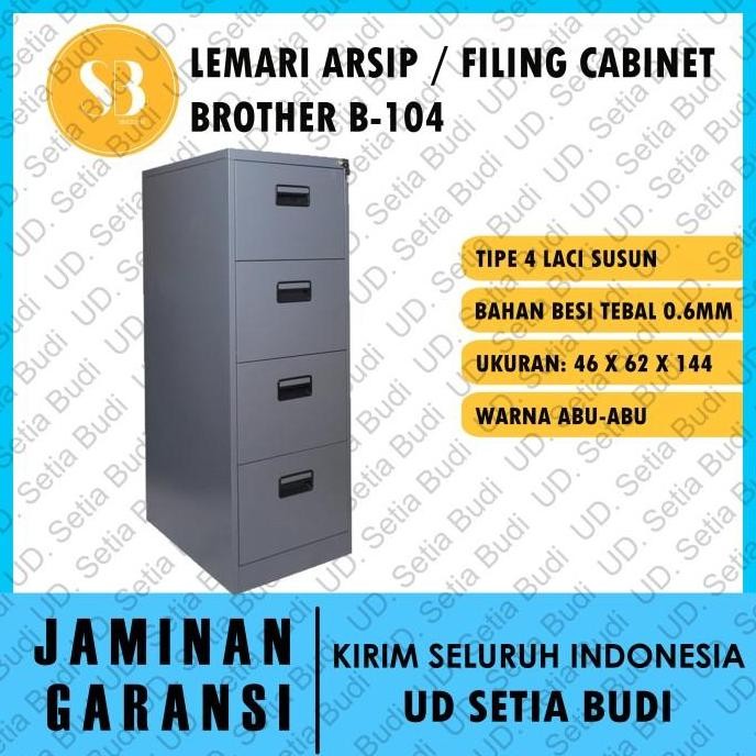 TERMURAH - Filling Cabinet Lemari Arsip Besi Brother B-104