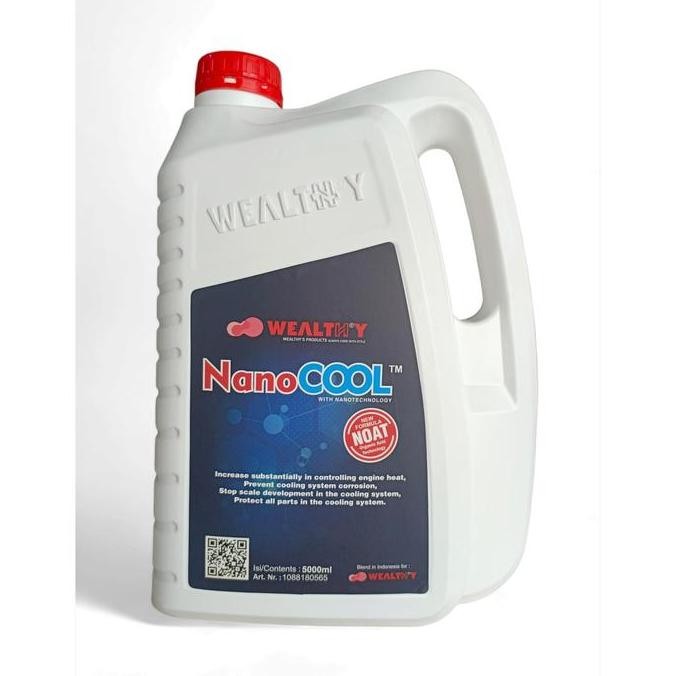 Air Radiator Nano Coolant Noat Wealthy Merah 5 Liter