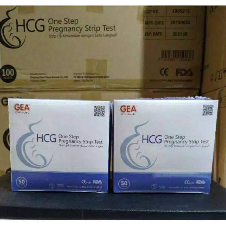 Hcg Strip Gea / Tespek / Tes Kehamilan / Hcg Gea / Alat tes kehamilan / Hcg / Gea / Hcg Strip DiM