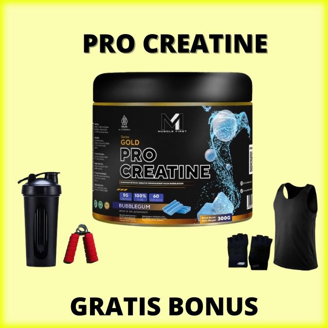 M1 Muscle First Pro Gold Creatine 300 gram / MuscleFirst Creatine Muscle First creatine DiM