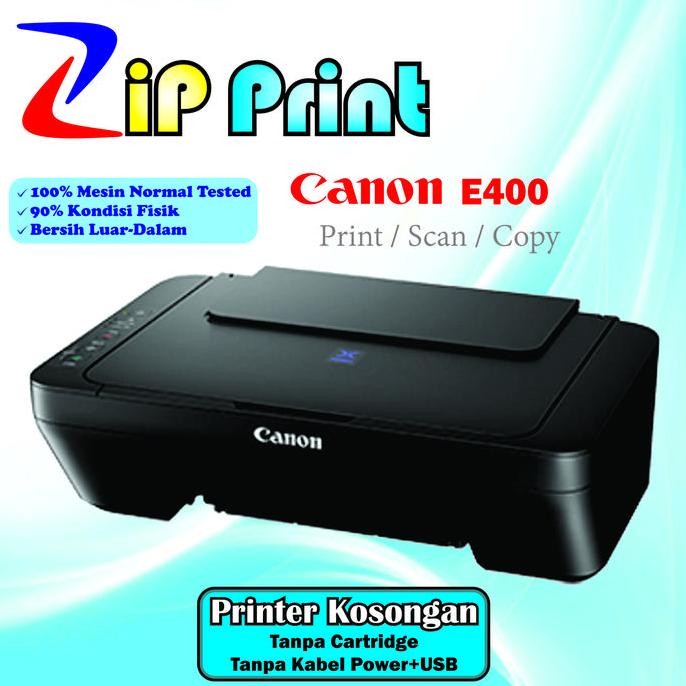 Printer Scan Copy Canon Pixma E400 Kosongan New Stok