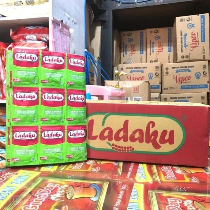 

Ladaku Sachet Dus / Ladaku Merica Bubuk 72 Sachet X 8 Bks / Lada Sache