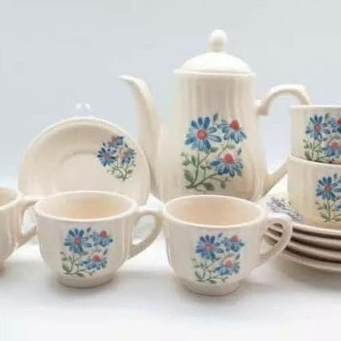 TEA SET NIKURA/COFFEE SET KERAMIK/CANGKIR PISIN KERAMIK hm
