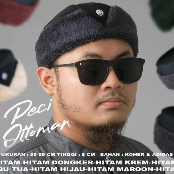 Peci Turki Ottoman Rosal Peci Turki Usmani Ottoman Turkey Songkok Peci Urtugal Ottoman Mesir Hitam