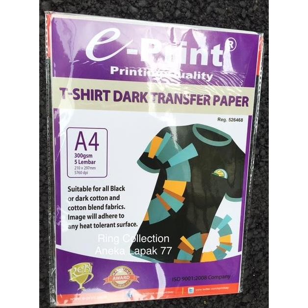 new  Transfer Paper / T-shirt Dark Transfer Paper A4 / Photo Paper